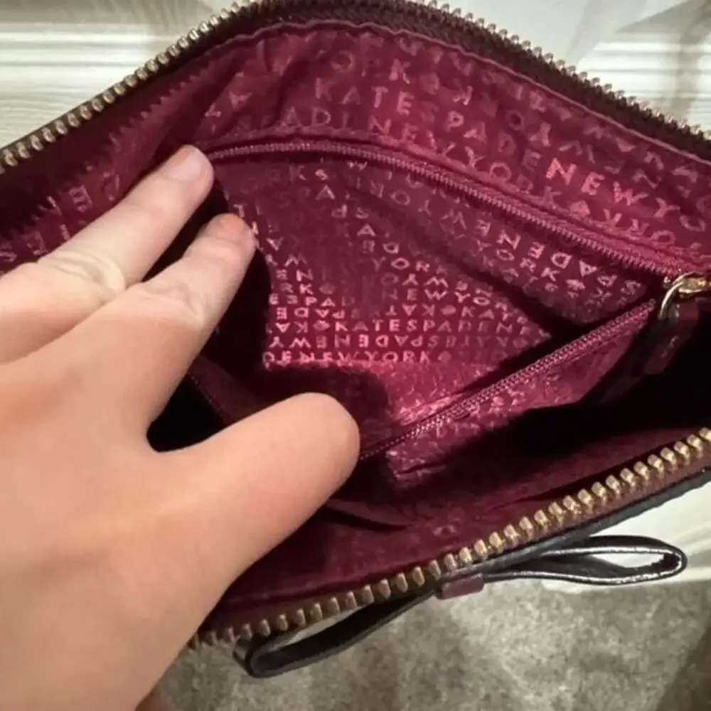 Kate Spade Sawyer Street Declan Burgandy Crossbody